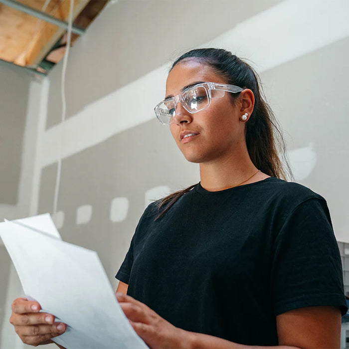 SafeStyle FCB100 Fusions Clear Frame/Blue Light Blocking UV400