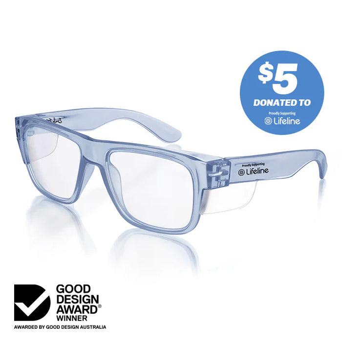 SafeStyle FBLC100 Fusions Blue Frame /Clear UV400