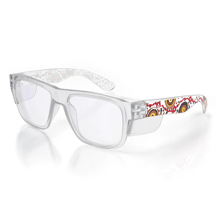 SafeStyle FCCI100 Fusions Clear Frame / Clear Lens Indigenous