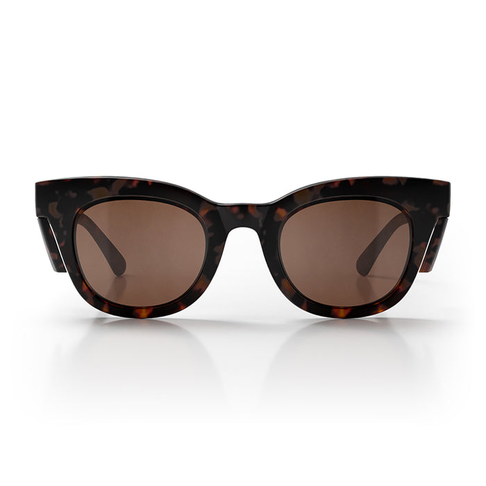 SAFESTYLE Harps Matte Tort Frame Brown Polarised Lens