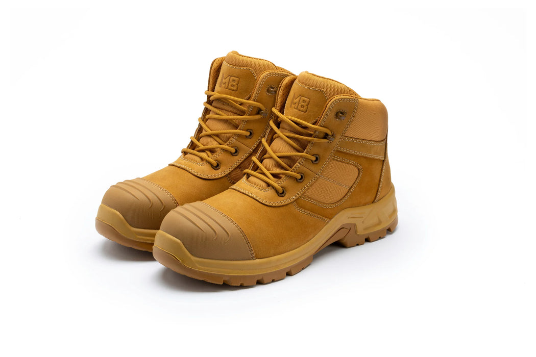 M8 M8SF002 Fella Mid Cut Zip Side Safety Boot