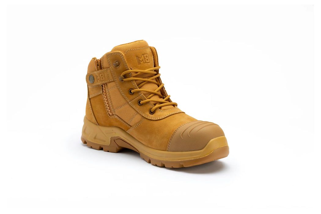 M8 M8SF002 Fella Mid Cut Zip Side Safety Boot