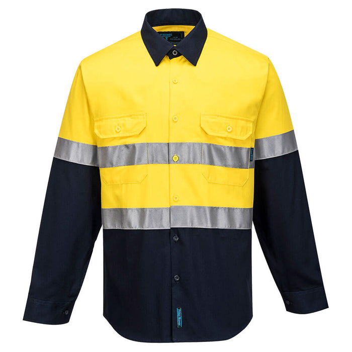 Portwest MA803 Industrial Long Sleeve D/N Shirt