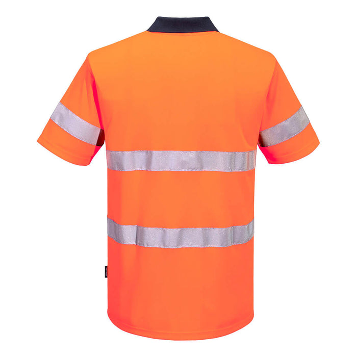 Portwest MP616 Taped Hi-Vis Contrast Polo Shirt S/S