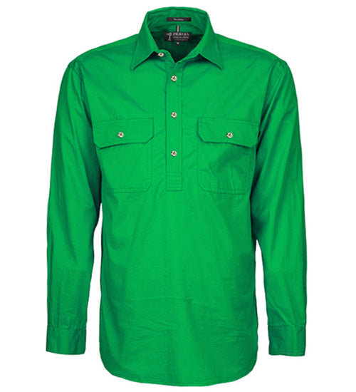 Ritemate RM200CF Mens Pilbara Closed Front L/S Shirt