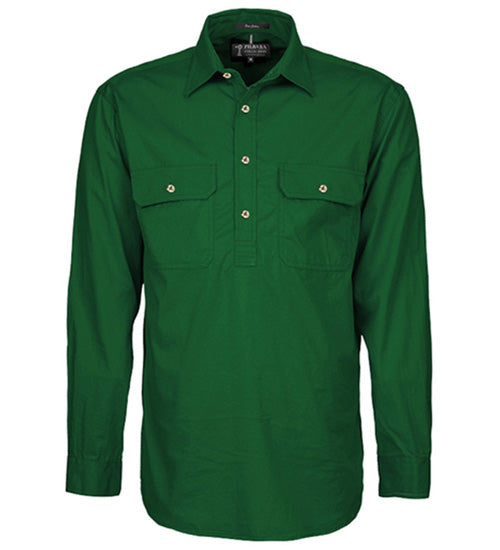 Ritemate RM200CF Mens Pilbara Closed Front L/S Shirt
