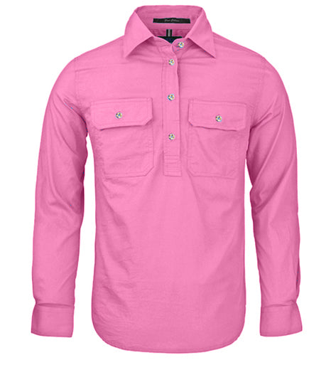 Ritemate RM300CF Womens Pilbara Closed Front L/S Shirt