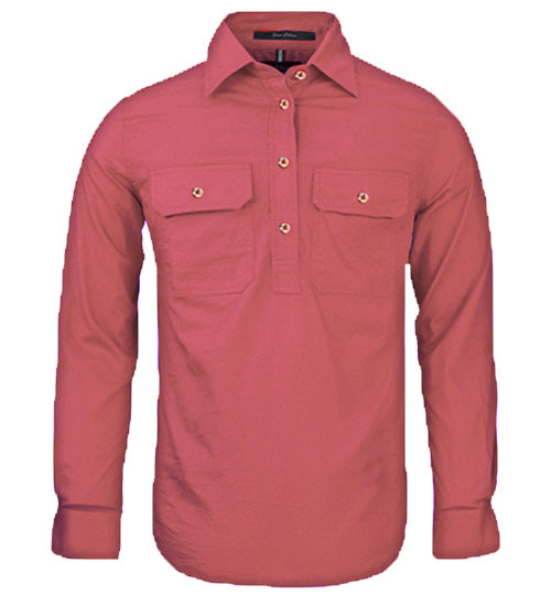 Ritemate RM300CF Womens Pilbara Closed Front L/S Shirt