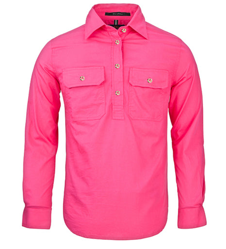 Ritemate RM300CF Womens Pilbara Closed Front L/S Shirt