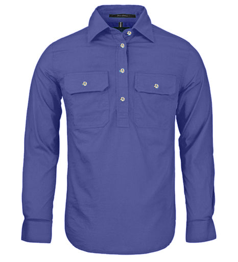 Ritemate RM300CF Womens Pilbara Closed Front L/S Shirt
