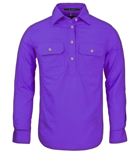 Ritemate RM300CF Womens Pilbara Closed Front L/S Shirt