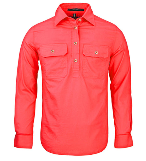 Ritemate RM300CF Womens Pilbara Closed Front L/S Shirt