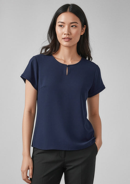 Womens Evelyn Short Sleeve Blouse RU569LS