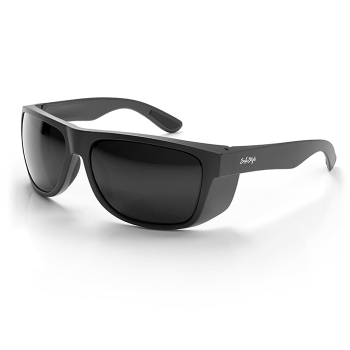 SAFESTYLE Rapids Matte Black Frame Polarised Lens