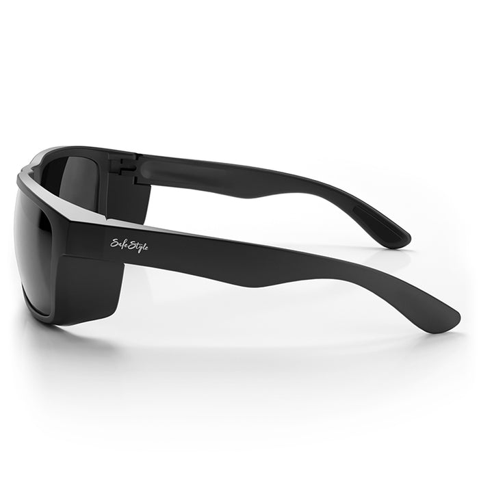 SAFESTYLE Rapids Matte Black Frame Polarised Lens