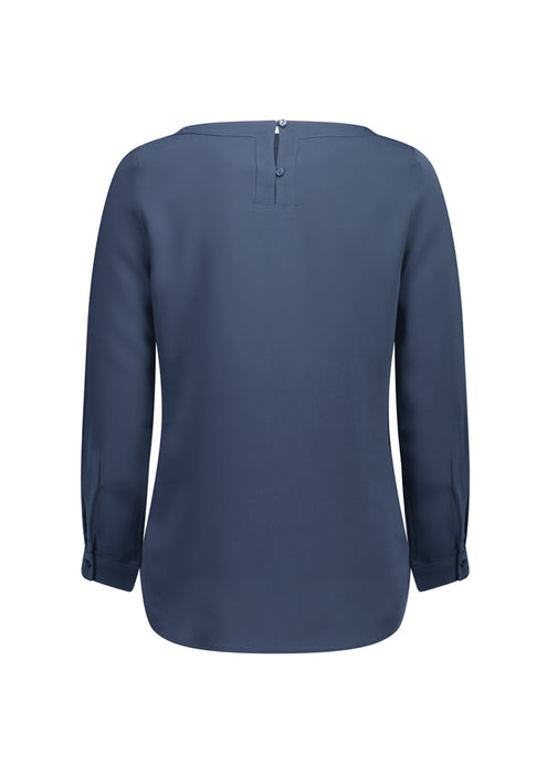 Biz Collection S828LL Madison Ladies Boatneck Blouse