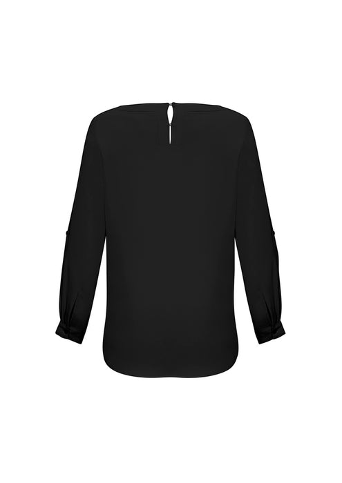 Biz Collection S828LL Madison Ladies Boatneck Blouse