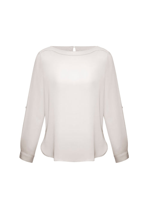 Biz Collection S828LL Madison Ladies Boatneck Blouse