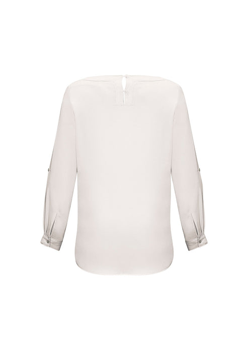 Biz Collection S828LL Madison Ladies Boatneck Blouse