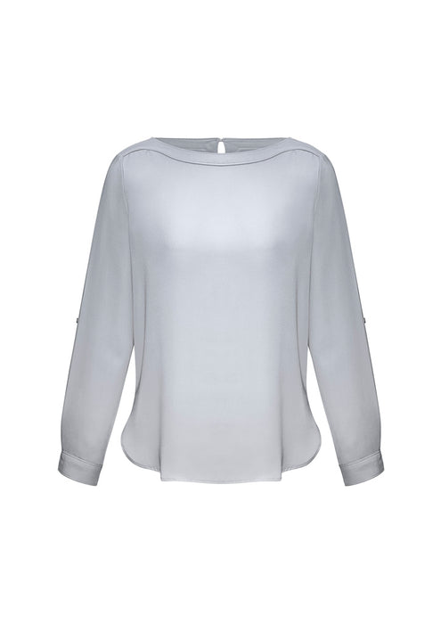 Biz Collection S828LL Madison Ladies Boatneck Blouse