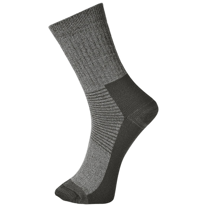 Portwest SK11 Thermal Sock- 55% Cotton, 15% Nylon, 15% Wool, 15% Acrylic