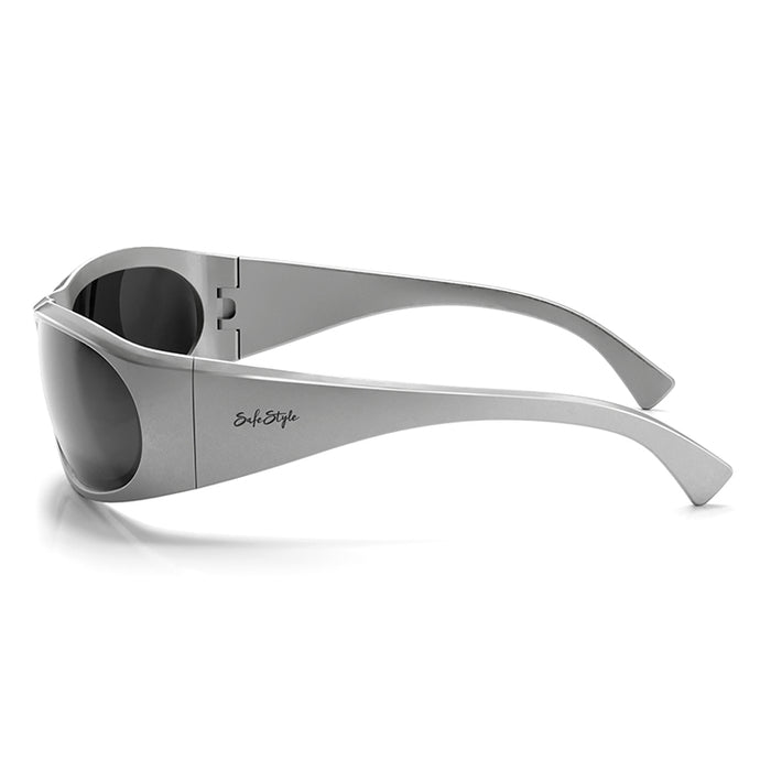 SAFESTYLE Sonics Silver Frame Polarised Lens