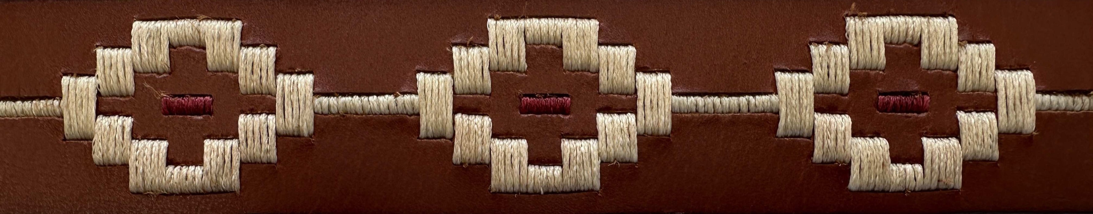 Ritemate RMPW007 Pilbara Western Dress Buckle Navajo Leather Belt