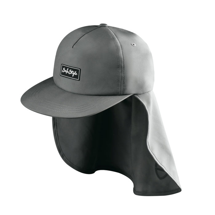 SAFESTYLE Worksite to Weekend Flap Cap Graphite