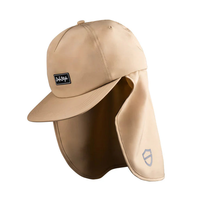 SAFESTYLE Worksite To Weekend Flap Cap Tan OSFM