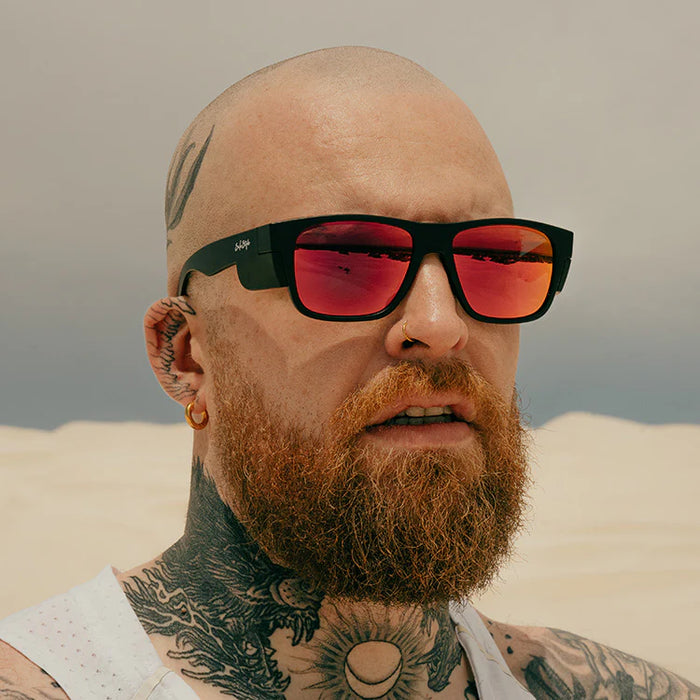 SafeStyle FMBRP100 Primes Matte Black Frame - Red Polar Lens