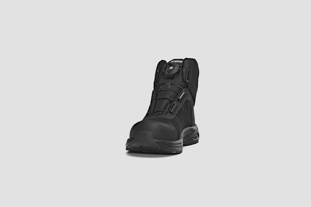 Syzmik ZFF501 UltraLite Mid Cut Black Freelock Boa Shoe