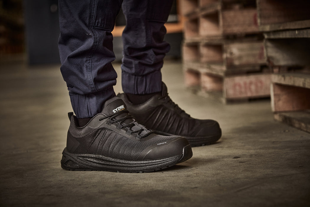 Syzmik ZFL302 UltraLite Lo Black shoe