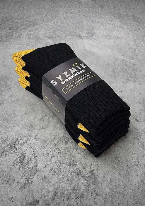 Syzmik ZMSOCK3 Unisex Bamboo Work Socks 3-Pk