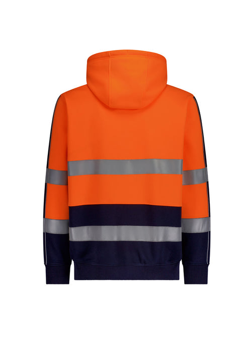 Syzmik ZT486 Unisex Hi Vis Full Zip Stretch Taped Hoodie