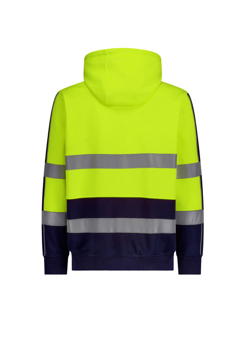 Syzmik ZT486 Unisex Hi Vis Full Zip Stretch Taped Hoodie