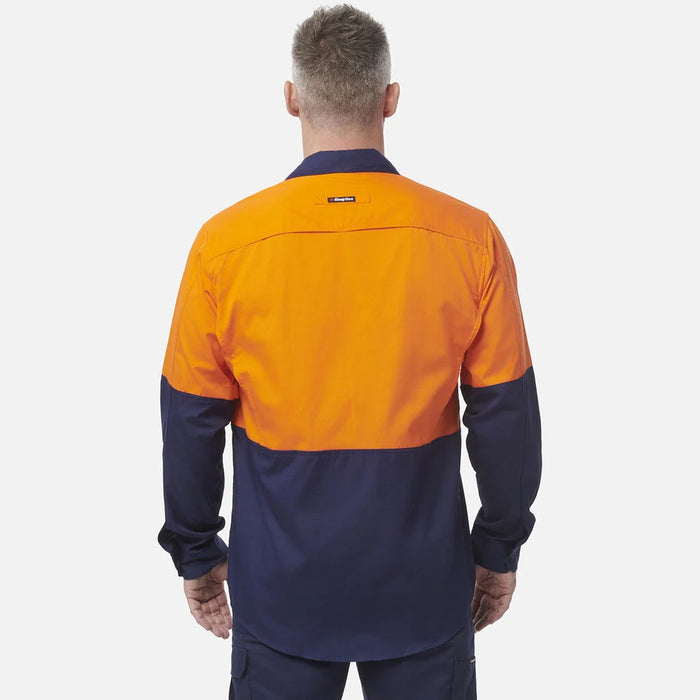 King Gee K54870 Workcool 2 Spliced Shirt Long Sleeve