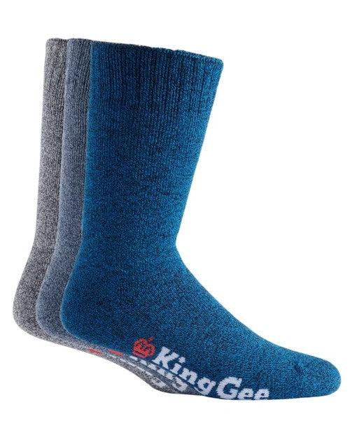 King Gee K09002 Bamboo Socks - 3 Pack