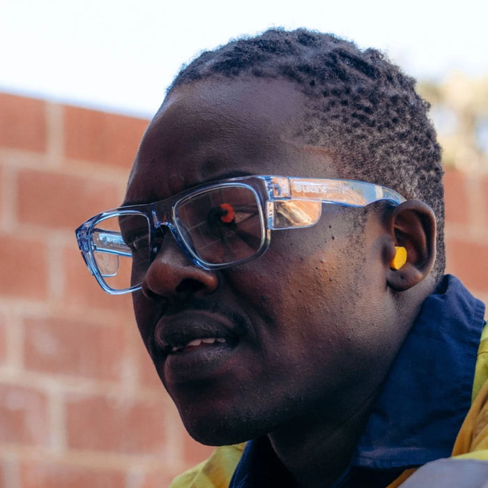 SafeStyle FBLC100 Fusions Blue Frame /Clear UV400