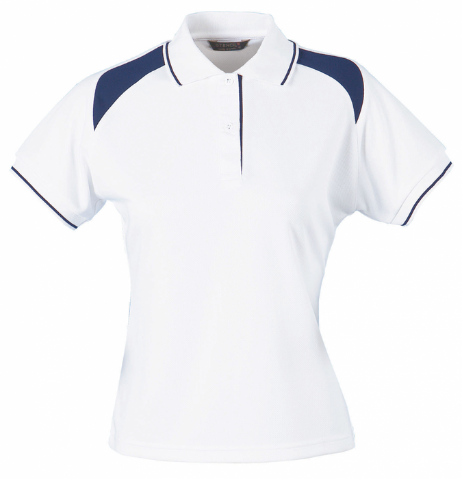 Stencil 1023 Ladies Club Short Sleeve Polo, high quality affordable uniforms with optional embroidery, screen printing, digital printing, at National Workwear Gold Coast Australia