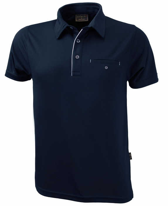 Stencil 1063 Mens Boston Short Sleeve Polo, high quality affordable uniforms with optional embroidery, screen printing, digital printing, at National Workwear Gold Coast Australia