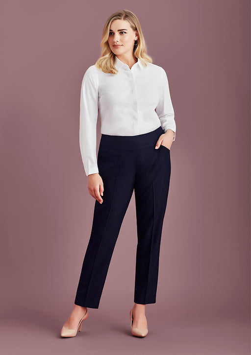 Biz Corporates Womens Siena Bandless Slimline Pant  National Workwear   National Workwear Australia