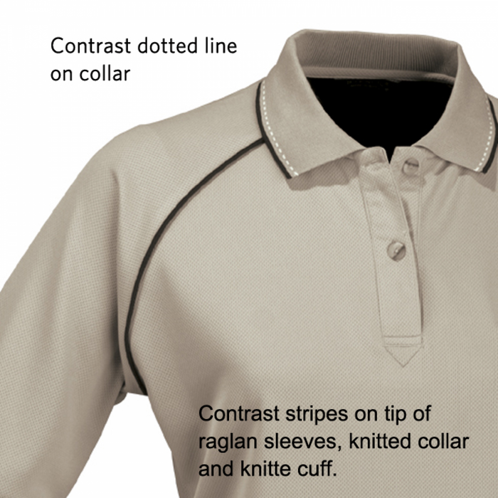 Stencil 1140 Ladies Cool Dry 3/4 Sleeve Polo, high quality affordable uniforms with optional embroidery, screen printing, digital printing, at National Workwear Gold Coast Australia