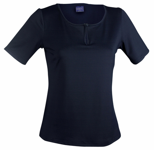 Stencil 1258S Ladies Silvertech Short Sleeve Top, high quality affordable uniforms with optional embroidery, screen printing, digital printing, at National Workwear Gold Coast Australia