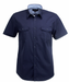 Stencil 2034S Mens Hospitality Nano Short Sleeve Shirt, high quality affordable uniforms with optional embroidery, screen printing, digital printing, at National Workwear Gold Coast Australia