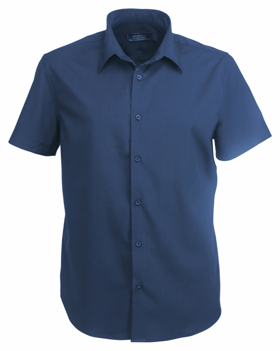 Stencil 2035S Mens Candidate Short Sleeve Shirt, high quality affordable uniforms with optional embroidery, screen printing, digital printing, at National Workwear Gold Coast Australia