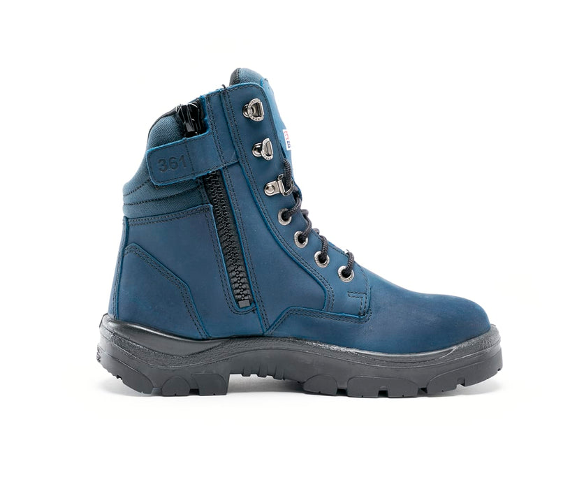 Steel Blue Boots Southern Cross Zip Blue work boot safety boot at National Workwear Australia Gold Coast.