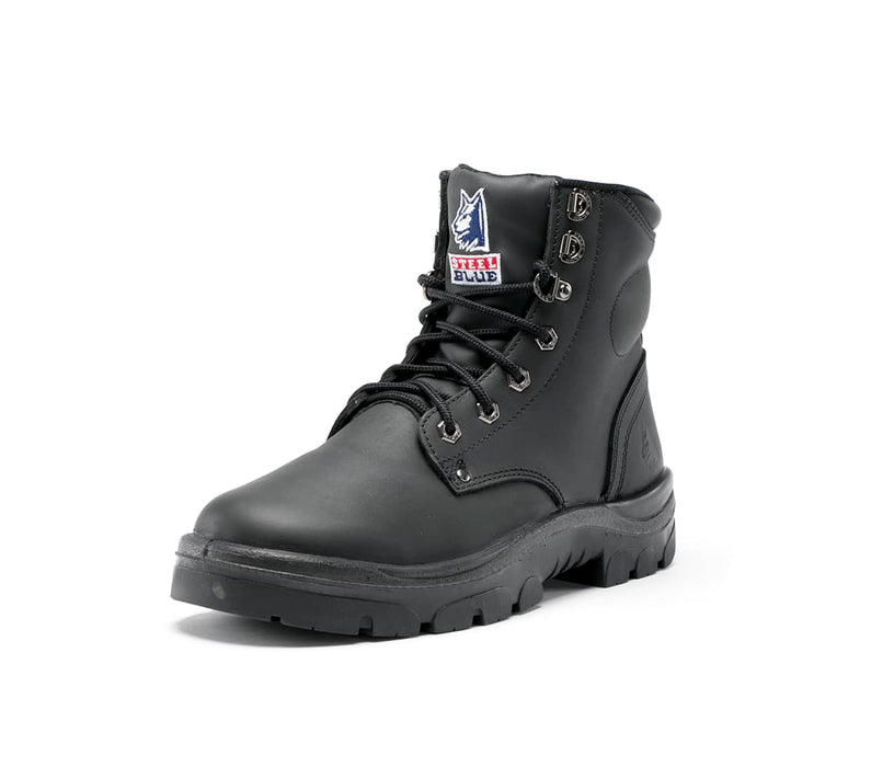 The Steel Blue Boots Argyle Zip Nitrile Outsole Boot at National Workwear Gold Coast Australia.