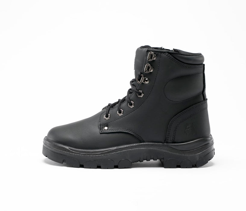 The Steel Blue Boots Argyle Zip Nitrile Outsole Boot at National Workwear Gold Coast Australia.