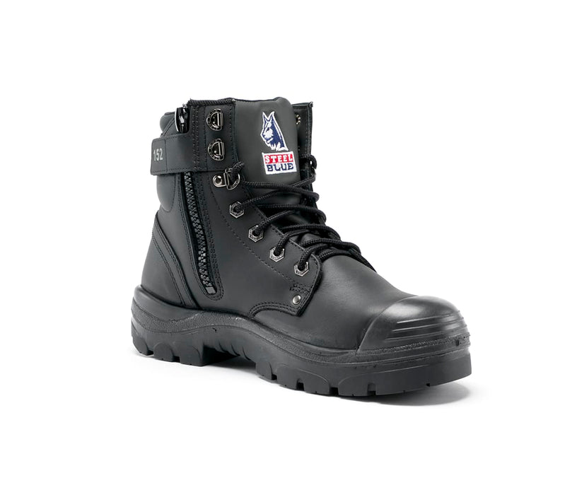 Steel Blue Boots Argyle Zip TPU Bump Cap Boot at National Workwear Gold Coast Australia.