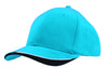 Headwear 4167 Brushed Heavy Cotton Cap With Indented Peak, headwear, hats, caps and beanies at National Workwear Gold Coast Australia